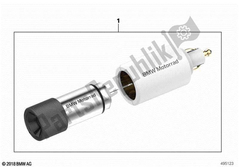 Todas las partes para Linterna Led de BMW G 650 GS R 131 2008 - 2010