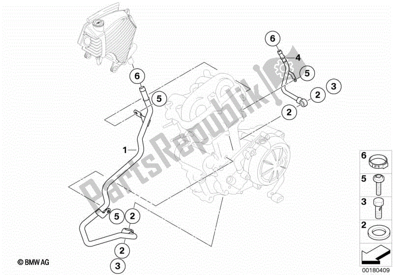 Todas las partes para Sistema De Lubricación., Tuberías de BMW G 650 GS R 131 2008 - 2010