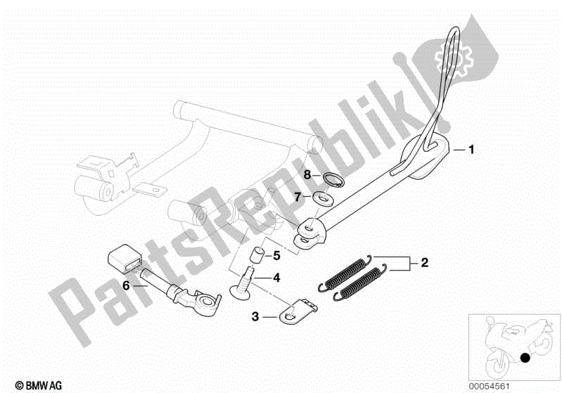 Todas las partes para Costado de BMW G 650 GS R 131 2008 - 2010