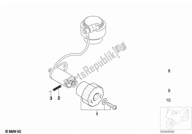 Toutes les pièces pour le Composants Individuels Pour Jambe De Force Arrière du BMW G 650 GS R 131 2008 - 2010