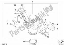 conjunto de carcasa del acelerador