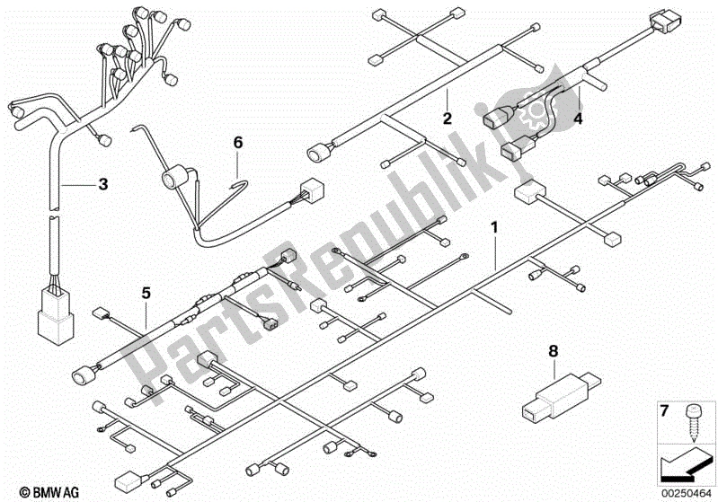 Todas las partes para Arnés De Cable de BMW G 650 GS R 131 2010 - 2016