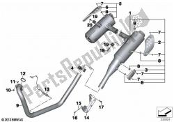 EXHAUST SYSTEM PARTS WITH MOUNTS