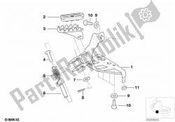 Footpeg plate/Front footpeg