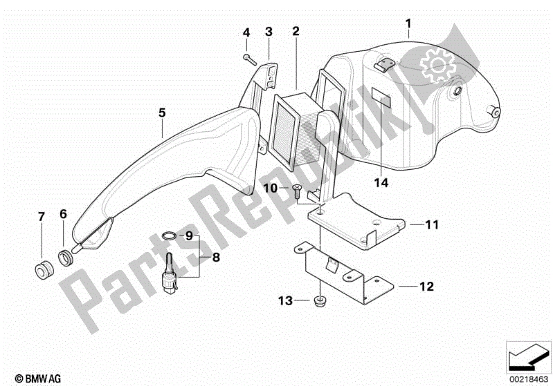 Todas las partes para Sistema De Sonido De Admisión de BMW G 650 GS R 131 2010 - 2016