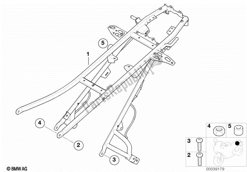 Todas las partes para Marco Trasero de BMW G 650 GS R 131 2010 - 2016