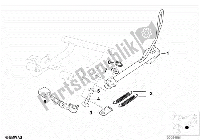 Todas las partes para Costado de BMW G 650 GS R 131 2010 - 2016