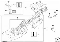 Single seat with luggage bin