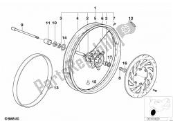 Spoke wheel front