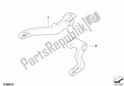 Brake pedal and shift lever, milled