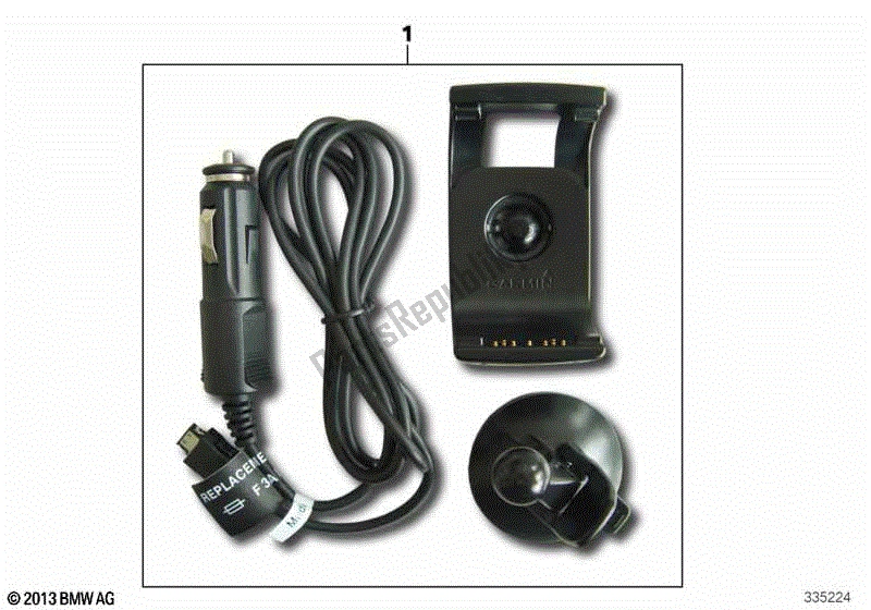 Todas las partes para Kit De Instalación De Coche Navigator Adventure de BMW HP2 Enduro K 25 H 20 2005 - 2007