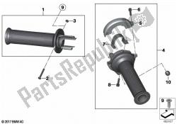 Handlebar grips unheated