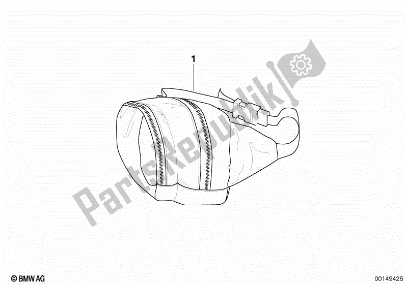 Todas las partes para Riñonera de BMW HP2 Enduro K 25 H 20 2005 - 2007