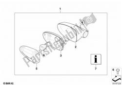 Install.kit turn indicators, white