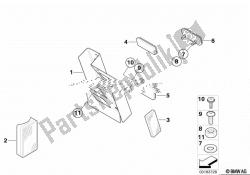 License plate bracket US / reflectors