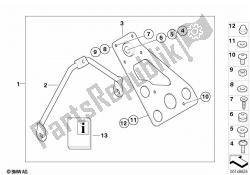 Mounting parts BMW navigator II/ II Plus