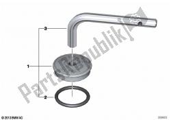 Safety screw for oil filler neck