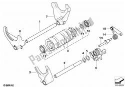 6-speed transmission shift components