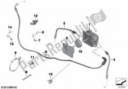 Bowden cable/cable distributor