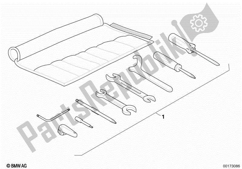 Toutes les pièces pour le Outil De Voiture du BMW HP2 Megamoto K 25 H 20 2007 - 2008