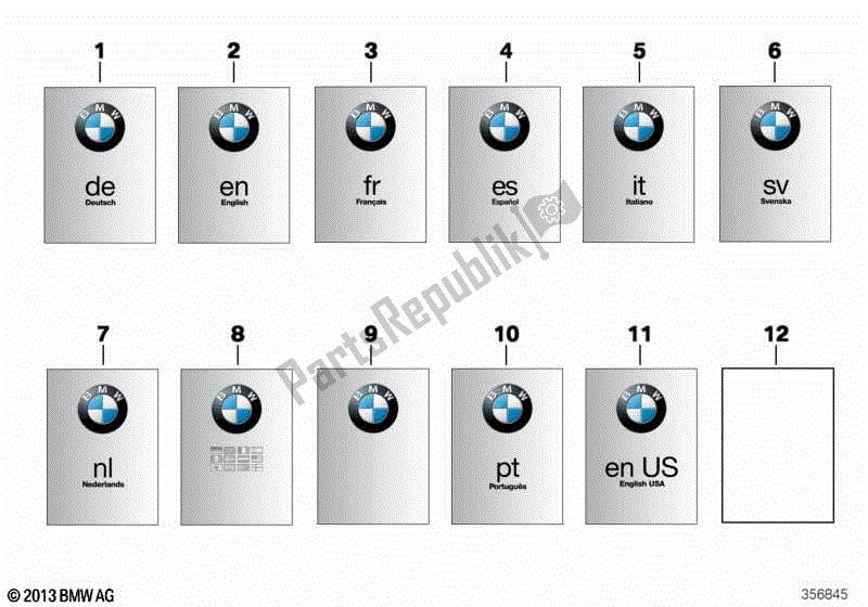 Toutes les pièces pour le Manuel Du Propriétaire du BMW HP2 Megamoto K 25 H 20 2007 - 2008