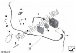 Bowden cable/cable distributor