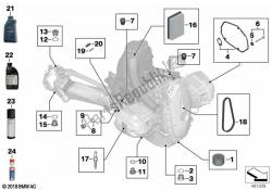 óleo do motor / serviço de manutenção