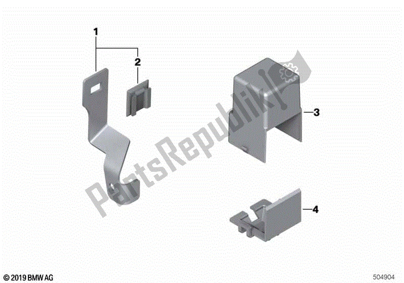 Todas las partes para Módulo De Relé de BMW HP2 Sport K 29 20 2008 - 2010