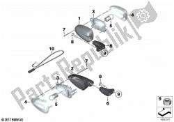 White direction indicator lights