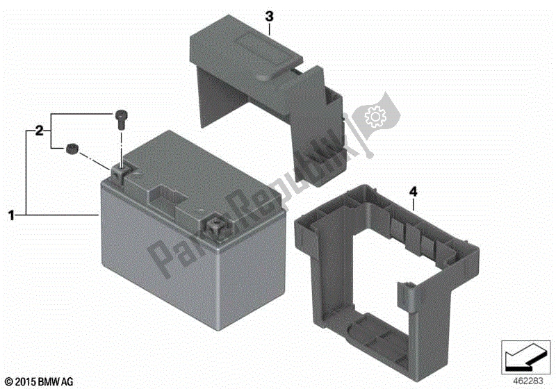 Toutes les pièces pour le Batterie du BMW HP4 K 42 40 2012 - 2014