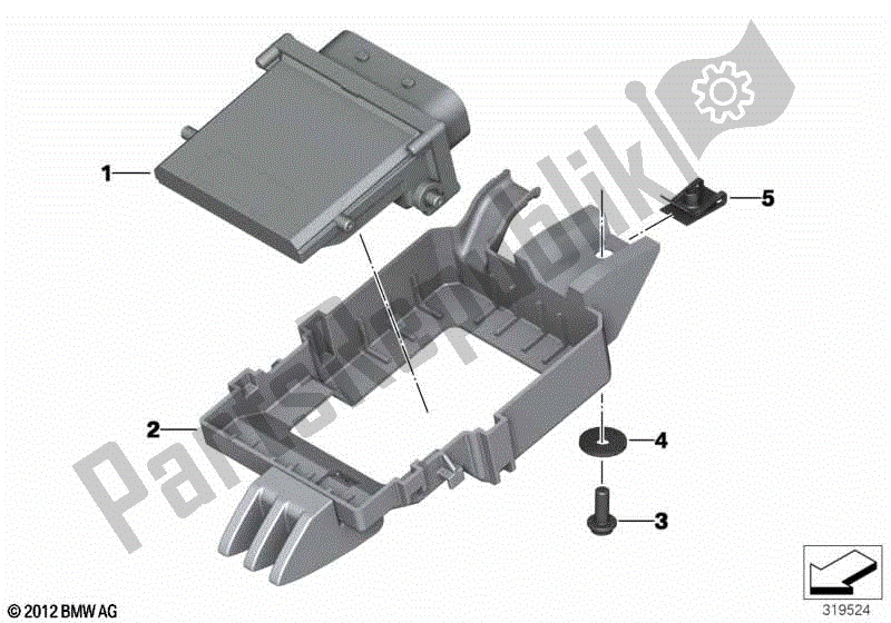 Toutes les pièces pour le Unité De Contrôle Ddc du BMW HP4 K 42 40 2012 - 2014