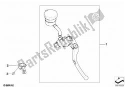 Handbrake lever