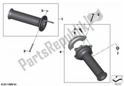 Handlebar grips unheated