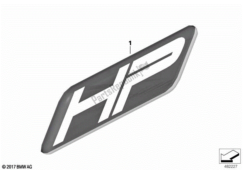 Toutes les pièces pour le Hp Stickers du BMW HP4 K 42 40 2012 - 2014