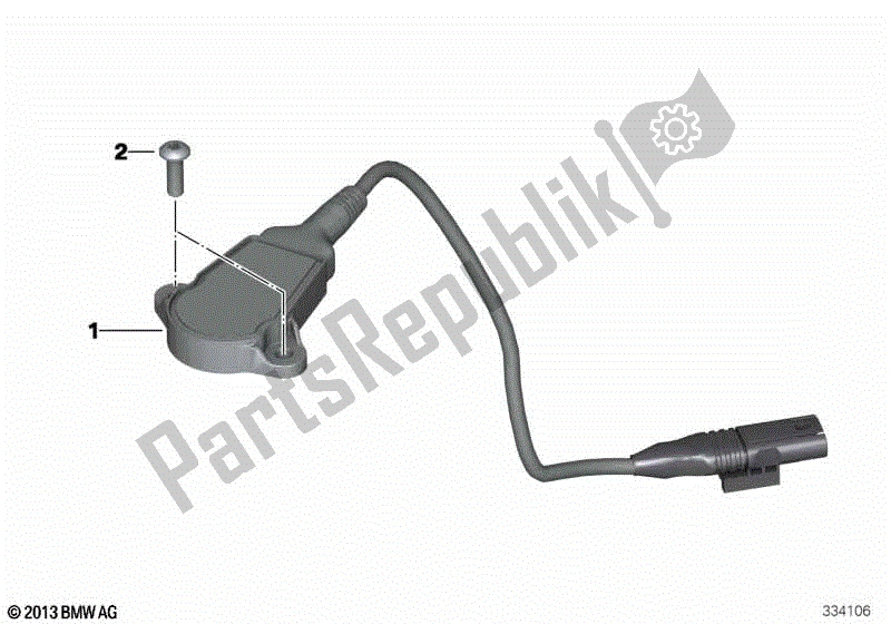 Toutes les pièces pour le Indicateur De Rapport De Potentiomètre du BMW HP4 K 42 40 2012 - 2014