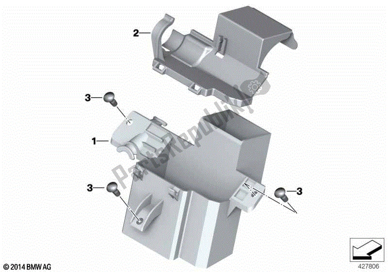 Toutes les pièces pour le Porteur De Relais du BMW HP4 K 42 40 2012 - 2014