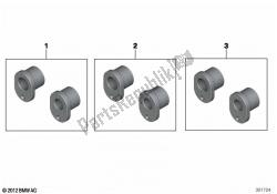 conjunto de buchas para pivô do braço oscilante