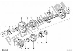 5 speed transmission-output shaft