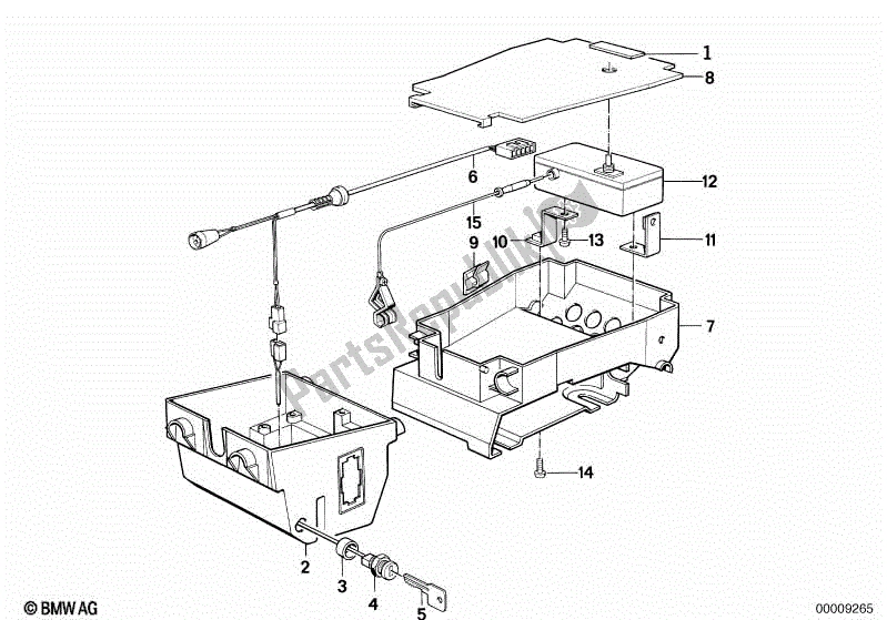 Toutes les pièces pour le Systèmes D'alarme du BMW K1  89V1 1000 1989 - 1992