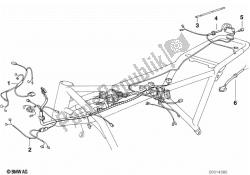 Cable harness cover front/rear