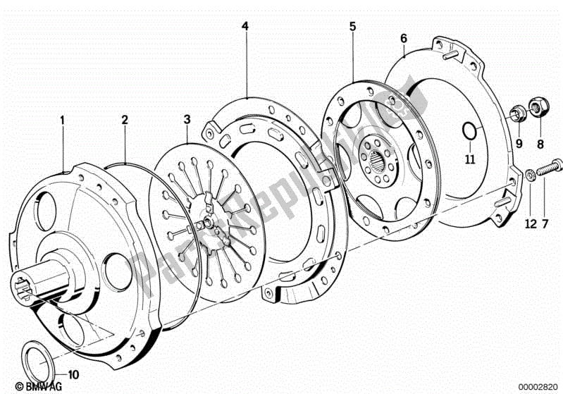 Toutes les pièces pour le Embrayage du BMW K1  89V1 1000 1989 - 1992