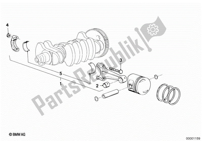 Toutes les pièces pour le Bielle du BMW K1  89V1 1000 1989 - 1992