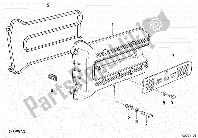 Toutes les pièces pour le Le Couvre-culasse du BMW K1  89V1 1000 1989 - 1992