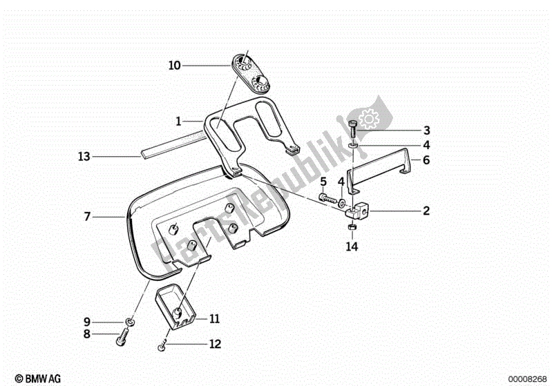 Toutes les pièces pour le Support Du Tableau De Bord du BMW K1  89V1 1000 1989 - 1992