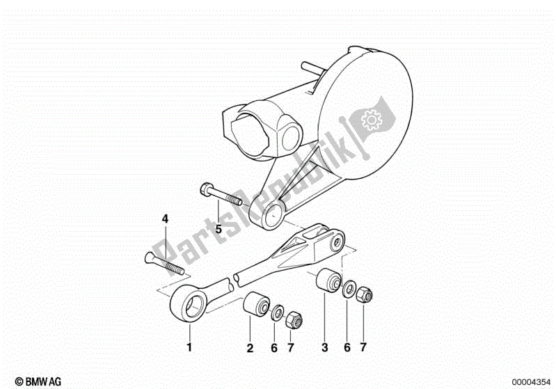 Toutes les pièces pour le Tige Différentielle du BMW K1  89V1 1000 1989 - 1992