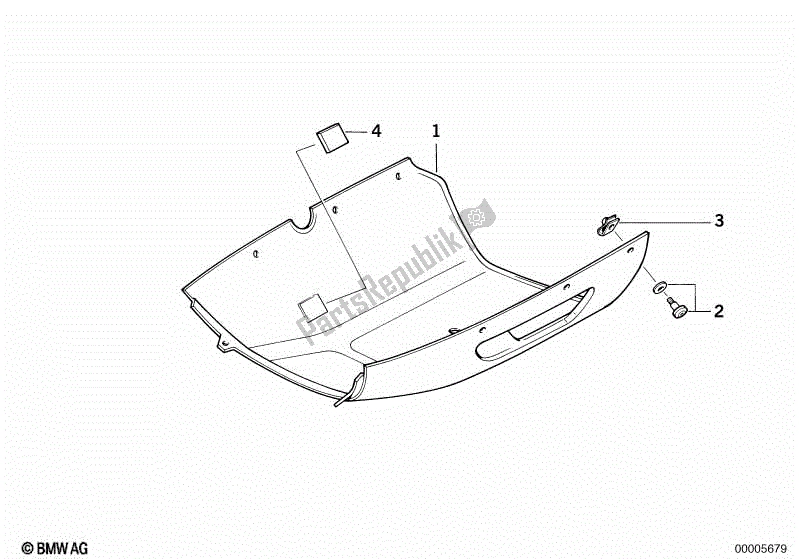 Todas las partes para Spoiler Del Motor de BMW K1  89V1 1000 1989 - 1992