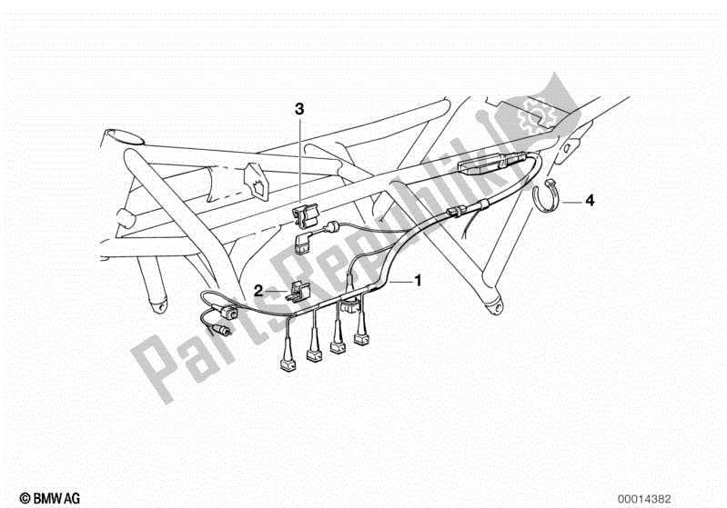 Toutes les pièces pour le Faisceau De Câbles Moteur du BMW K1  89V1 1000 1989 - 1992