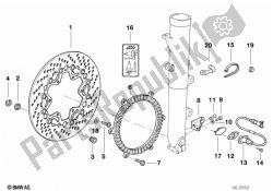 Front wheel brake, ABS