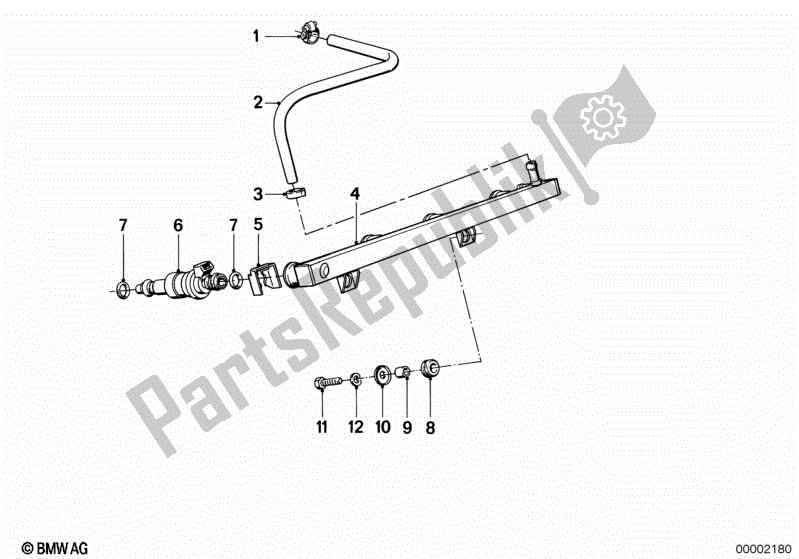 Todas las partes para Sistema De Inyección De Combustible / Válvula De Inyección de BMW K1  89V1 1000 1989 - 1992