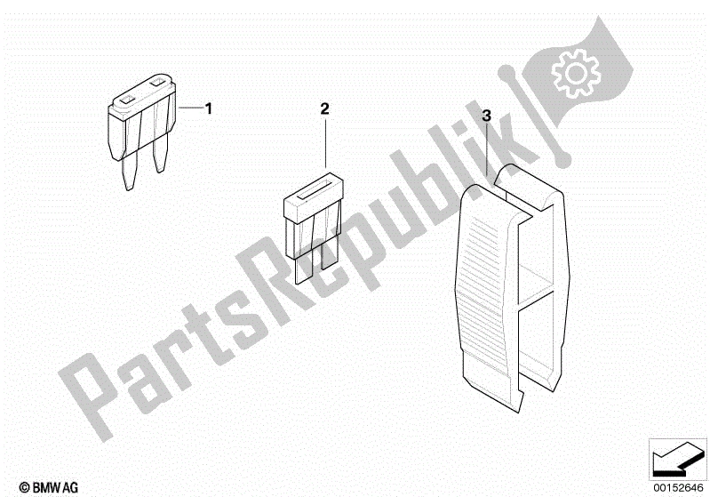 Toutes les pièces pour le Fusibles du BMW K1  89V1 1000 1989 - 1992